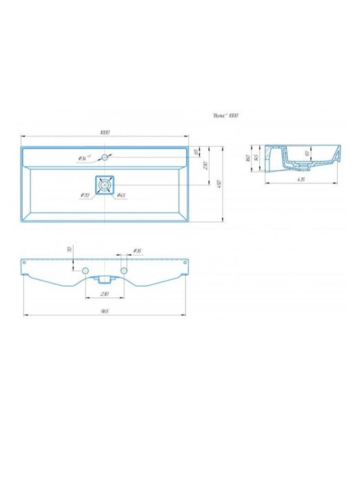 Раковина в ванную.