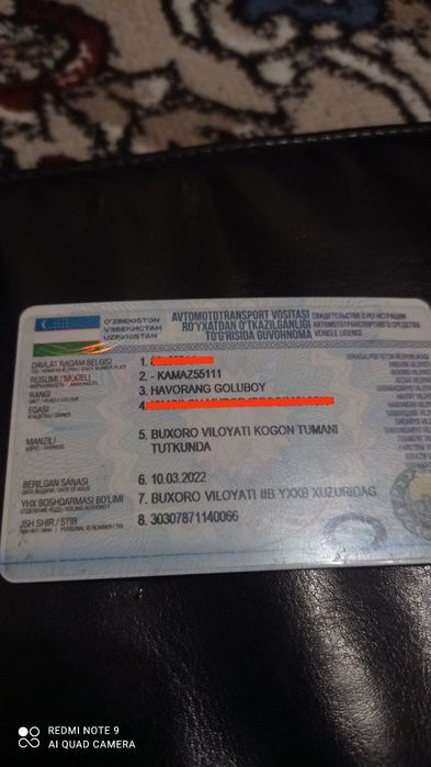 Шу камазга тегишли барча запчастлари сотилади