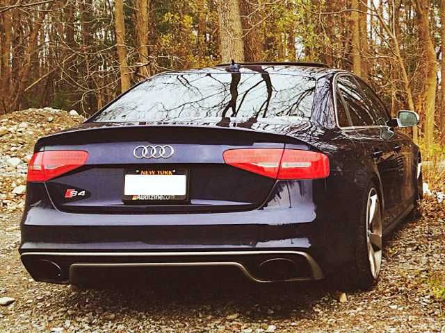Difuzor bara spate fusta spoiler lip AUDIA4 B8 spectRS4 pt bara S-LINE