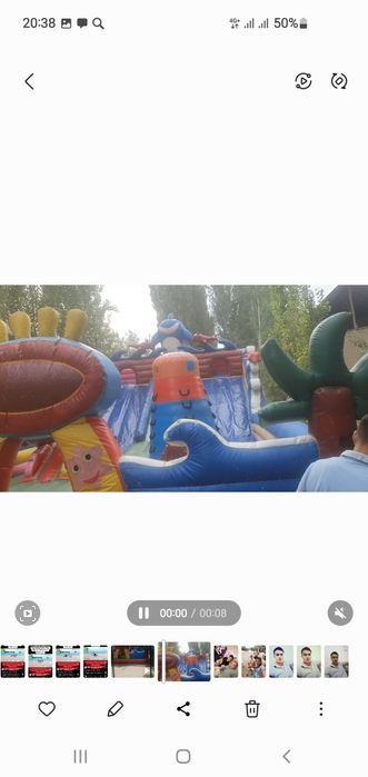 Батут 12×6 метир 2 та матори бор ишлайди батут ескирган ремот талаб