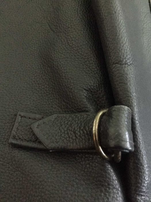 Мъжко черно яке от естествена телешка кожа