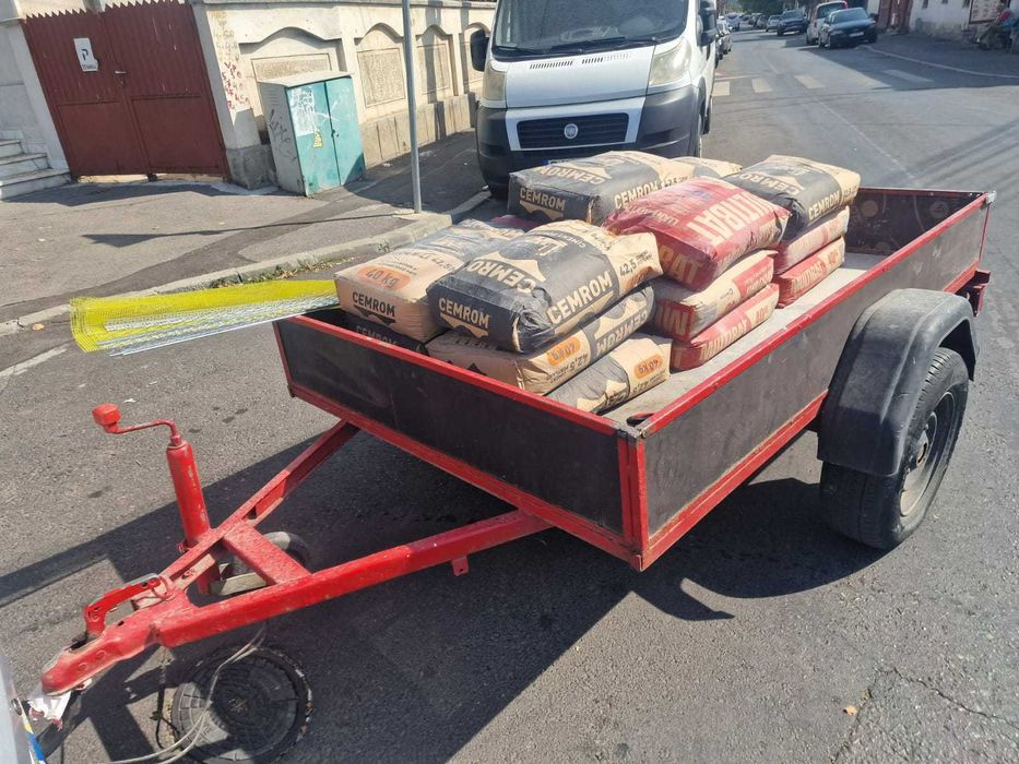 REMORCA 750KG O Axa Categoria B Inmatriculata RO cu fiscal