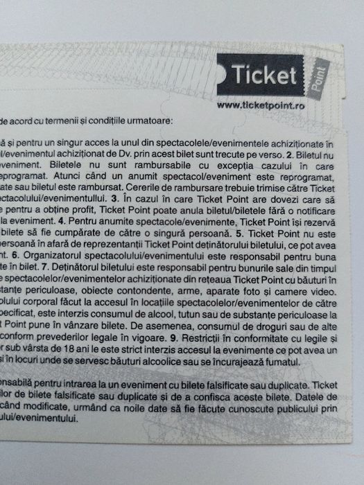 Bilet original concert Kylie Minogue Bucureşti 2008 - preț negociabil