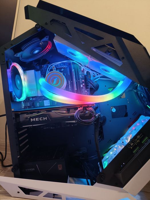 Sistem gaming ryzen 9 3900X, 16gb ddr4, A520M-A,  m2 512gb, hdd 3tb, gtx1070, 700W, aio 240 rgb