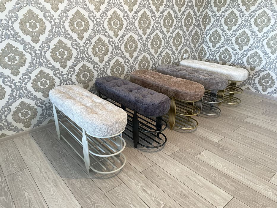 Обувница-пуфик. Yumshoq mebel. Pufik. Banketka