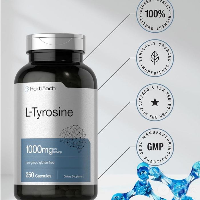 Horbäach L-Tyrosine Supplement,Л- Тирозин Horbäach L-Tyrosine Suppleme