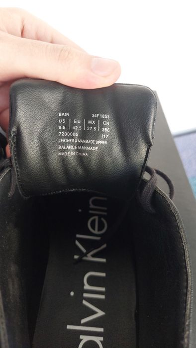 Calvin Klein încălțăminte  sport barbati 42,5 negru originali