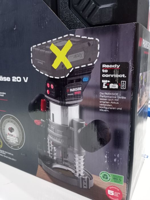 Freza 20v PMFAP 20A1 parkside 300 lei