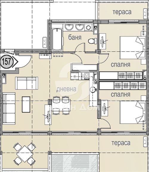 Продава се Тристаен апартамент в Свети Влас - 144 кв.м за 1200 €/кв.м - Снимка #7