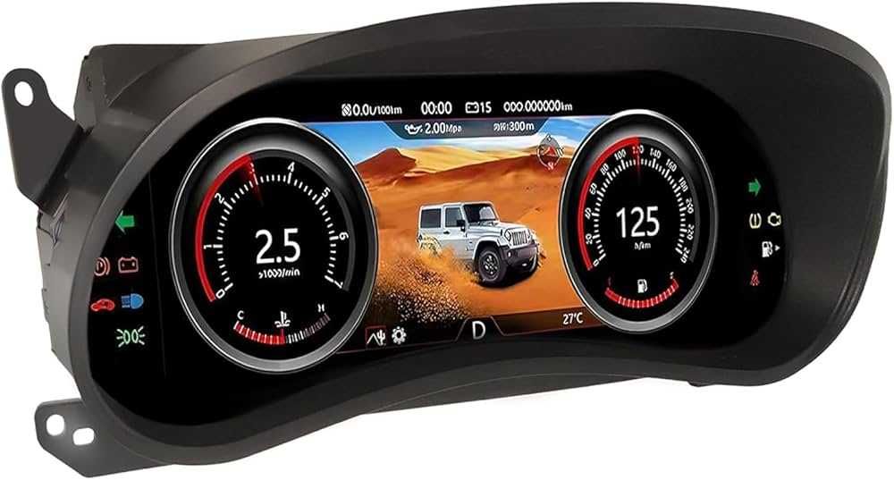 Дигитален километраж 12.3" Jeep Wrangler (2011-2017) LCD LINUX SYSTEM