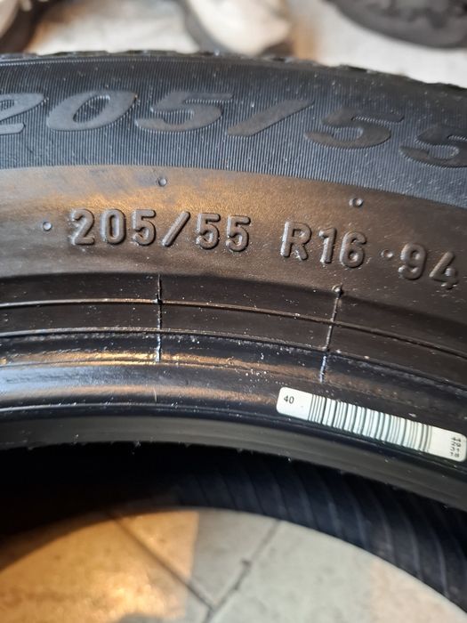 2 Всесезонни гуми Пирели 205/55/16 ДОТ23 7мм