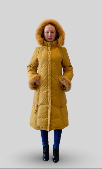 зимний пуховик, женский, размер 44-46.