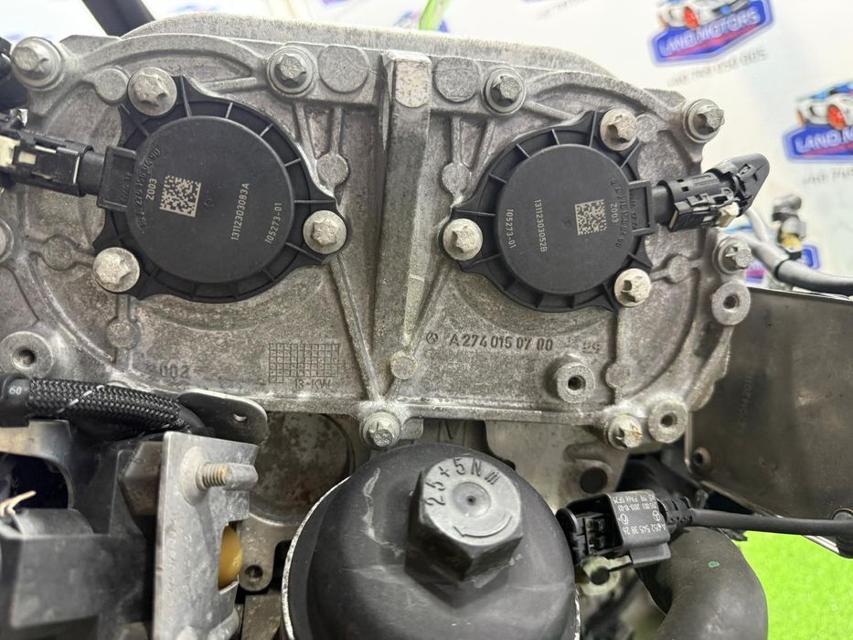 MOTOR COMPLET MERCEDES BENZ 1.6 BENZINA BlueEFFICIENCY 156 CP / 115 kW 274.910 / M274 2014-2021 (PUȚIN AVARIAT)