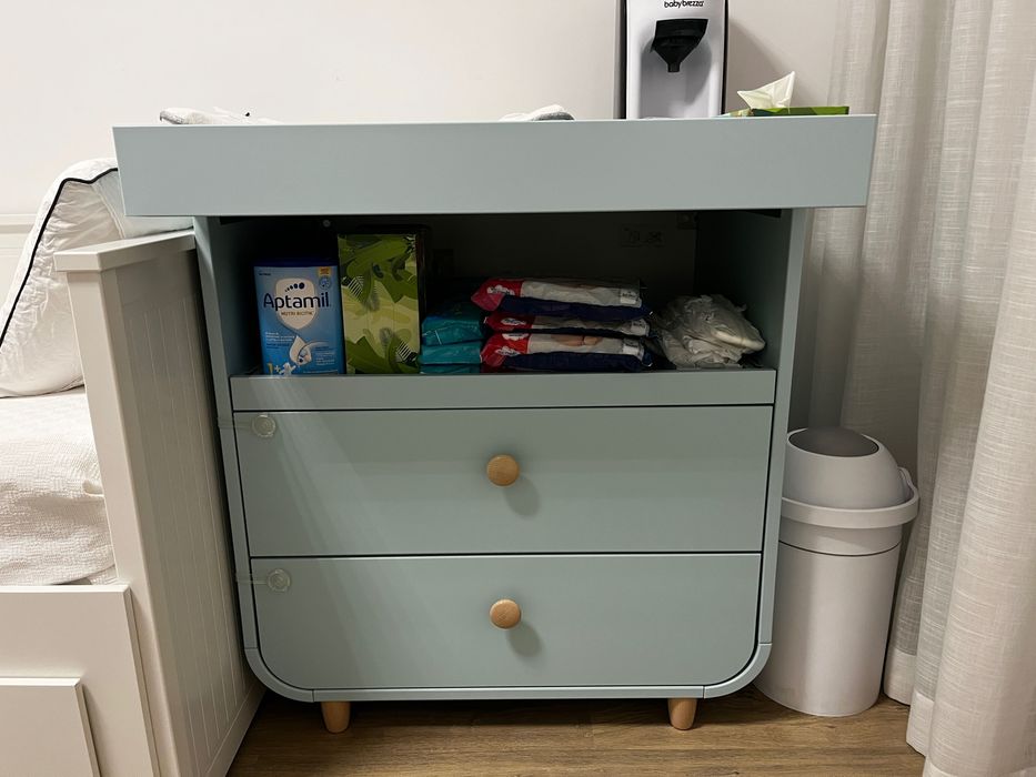 Masa infasat si catut bebe cu saltea