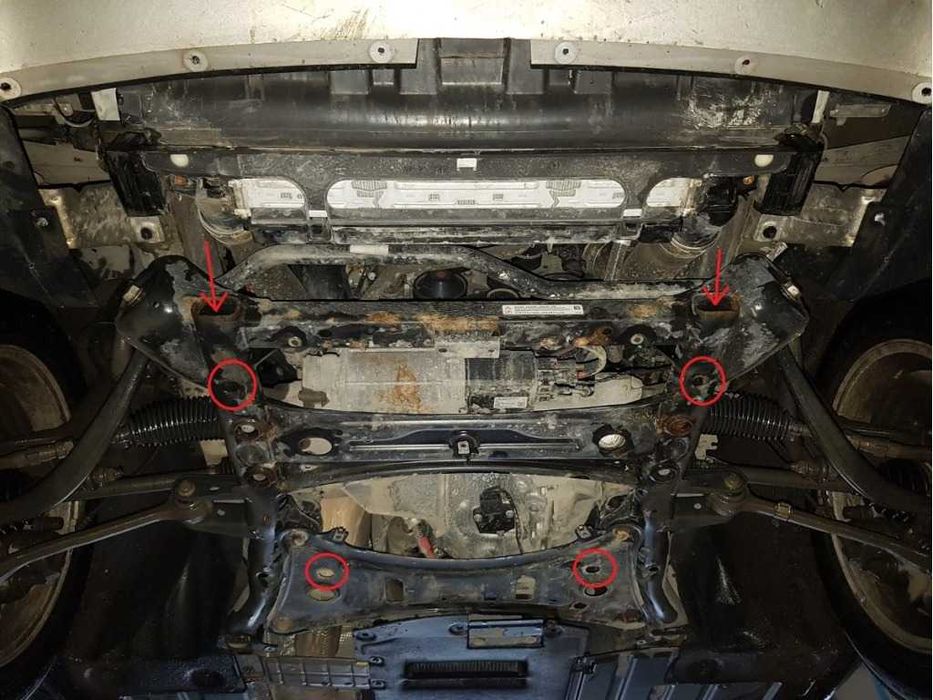 Метална кора под двигател BMW X3 F25 X4 F26 2010г – 2018г