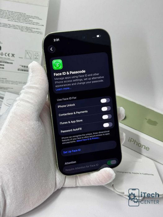 iPhone 17 256GB Sage, 100% батерия, ОТЛИЧЕН, 1г. ГАРАНЦИЯ!