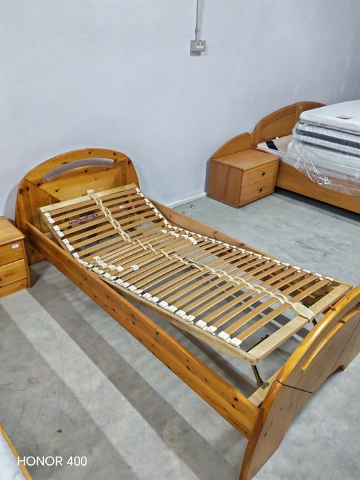 Pat 90x190 din Lemn Masiv -Mobila Germania