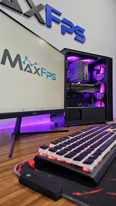 Гаранция! RTX 3080, Ryzen 7 7700, 32GB DDR5 RAM Геймърски компютър