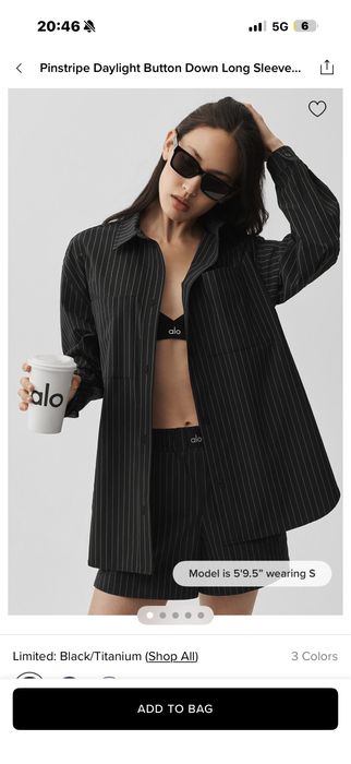 Риза alo yoga oversized