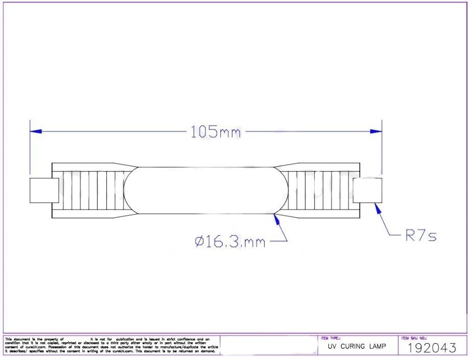 Bec Lampa UV UltraViolete Ariana HP 500