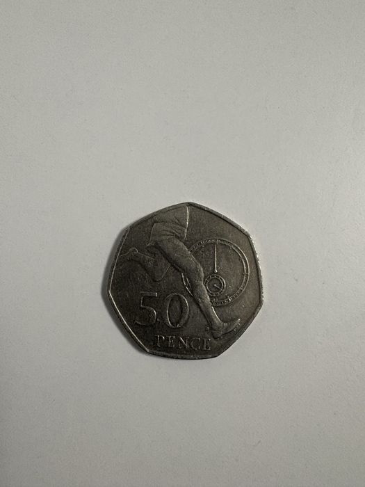 Moneda 50 pence “Roger Bannister”