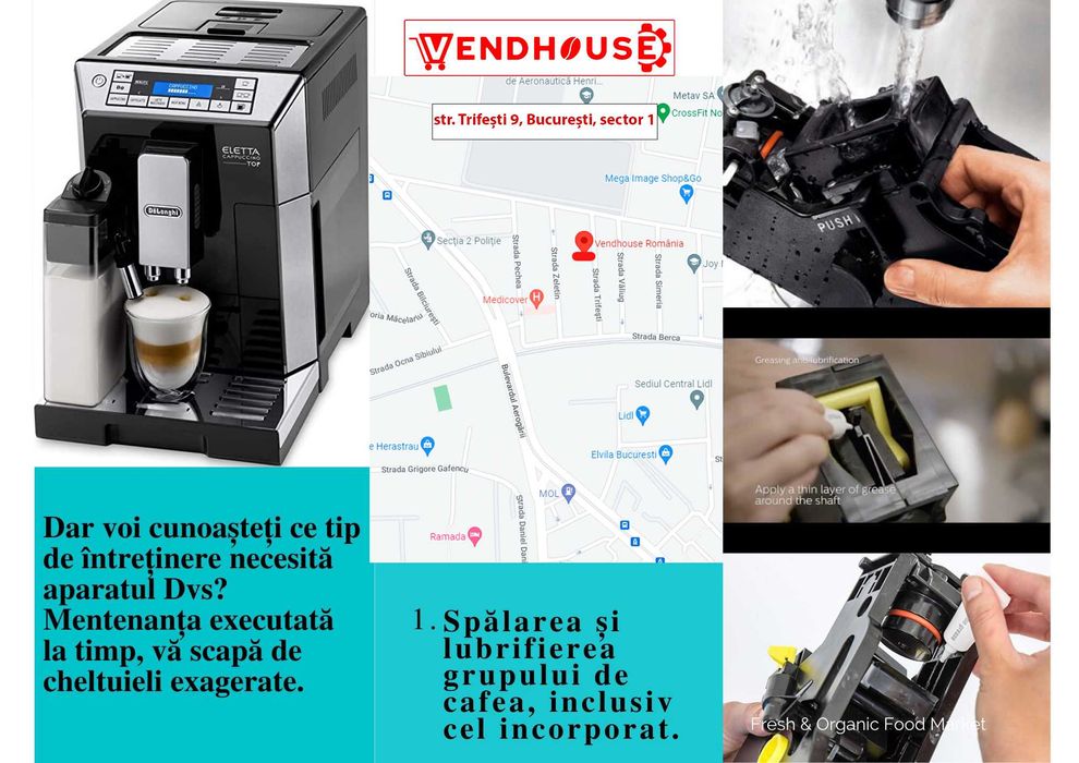 Reparație espressoare Philips Delonghi Melitta Jura Saeco Krups Bosch