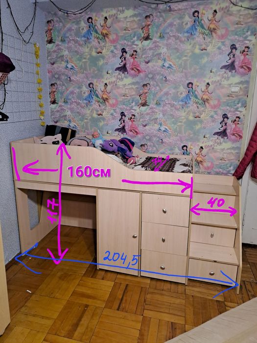 Детская кровать-чердак