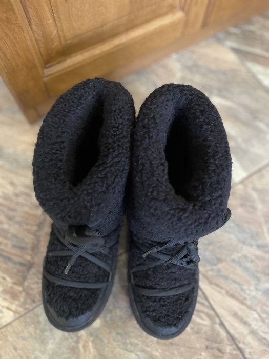 Дамски Боти кожени с вълна