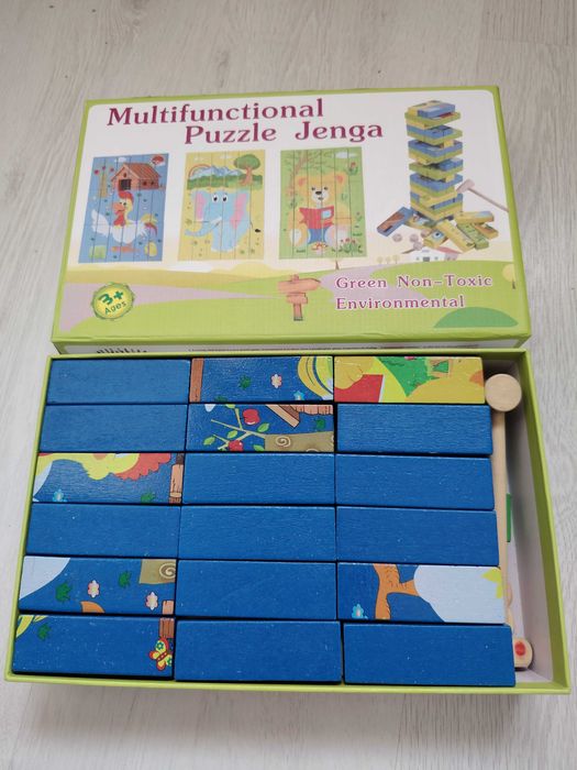 Joc jenga puzzle