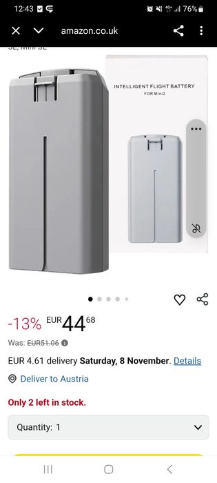 Acumulator drona model JMI2