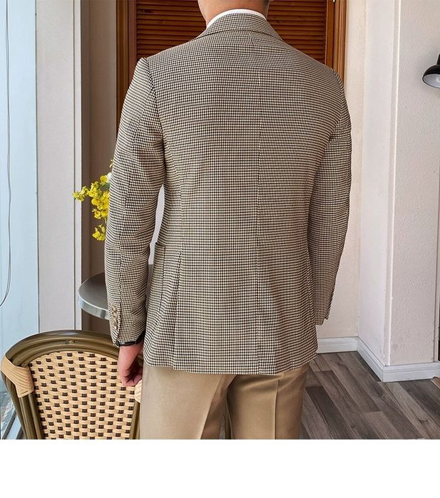 Стильный мужской пиджак XXXL (весна/осень). Дышащая ткань 3 цвета.
