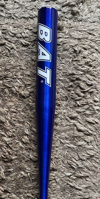 Bata de baseball aluminiu albastru