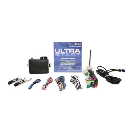 Kit complet remote start auto Ultrastart U1172-xr Pro