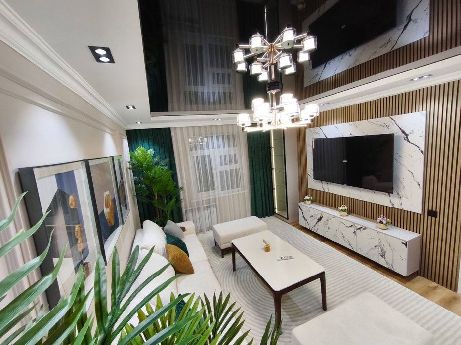 1 комнатная квартира с ремонтом, улица Абая, м.Гафур Гулям