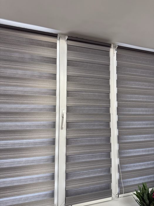 Ролл шторы день ночь ( зебра )  в Астане по акции!