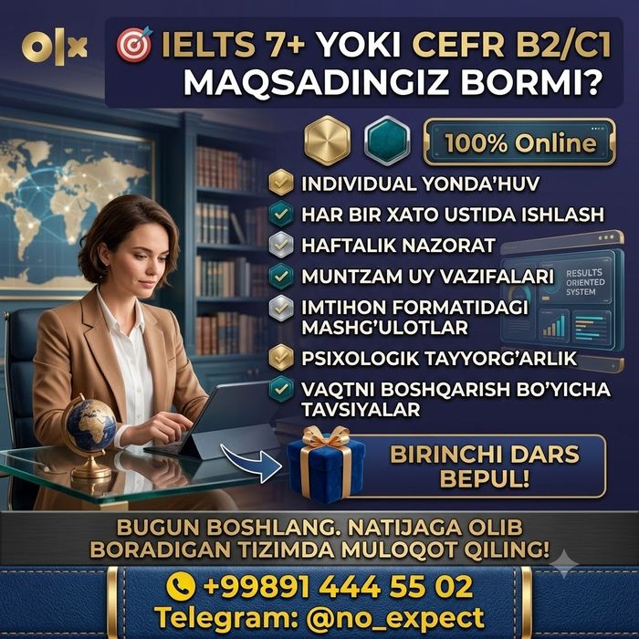 Online Cefr va IELTS kurslari