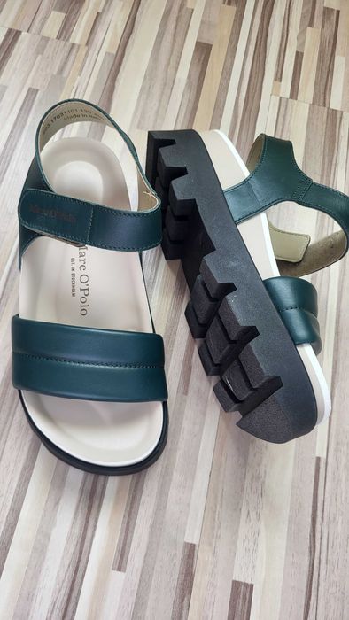 Сандали на  Marc O'Polo зелени и кафяви