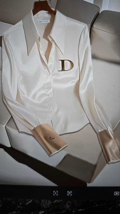 дамска риза от сатен размер S