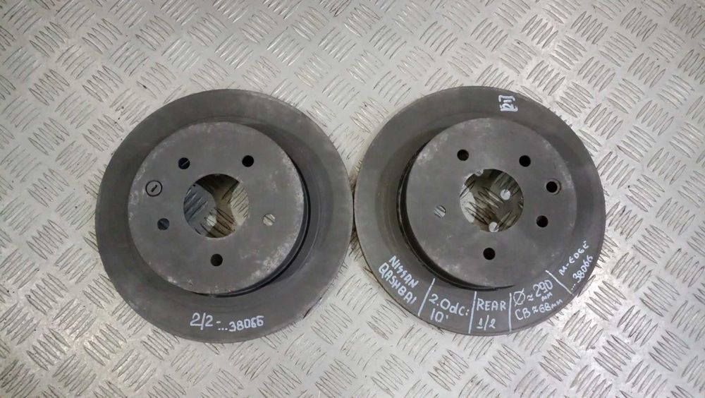 Задни дискове Nissan Qashqai 2.0dCi 2010г.