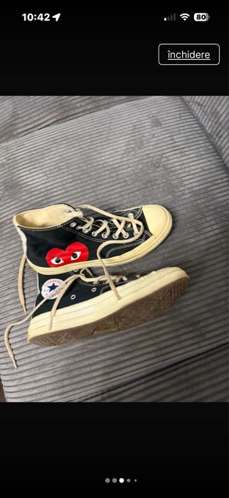 converse comme des garcons