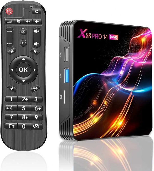Мощен Android 14.0 Smart TV Box X14 MAX – Android 14.0, RGB ram