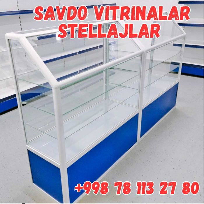 Прилавок стеклянная, metal oynaly prilavkalar