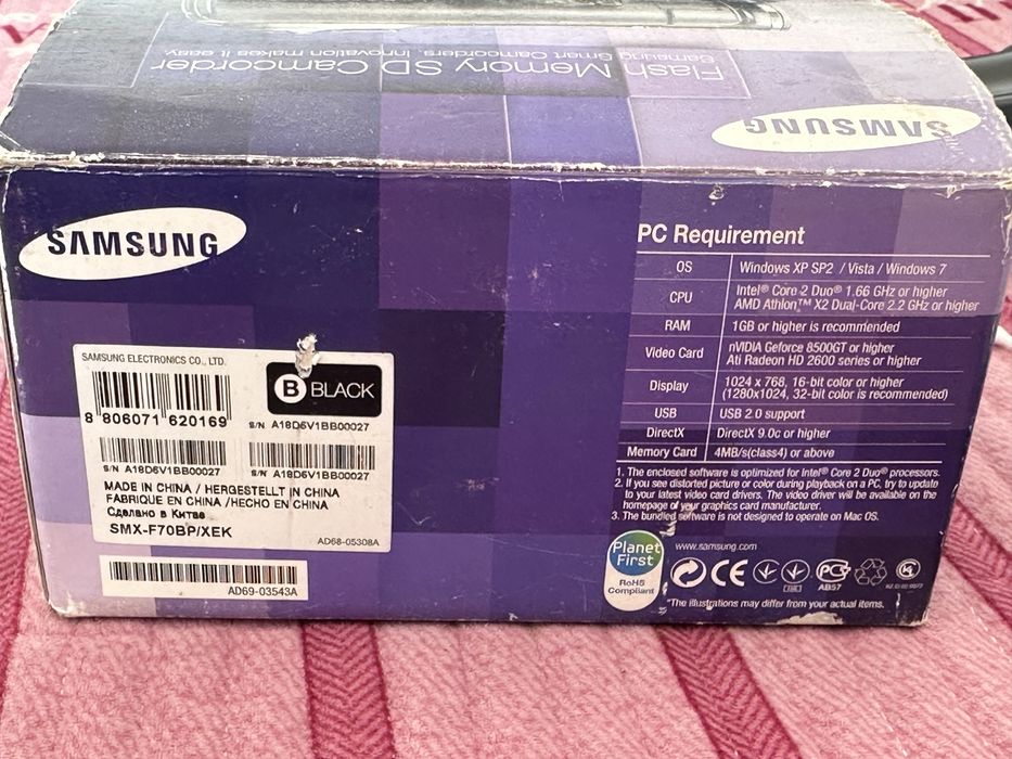 Продам камеру Samsung SMX‑C20 Camcorder