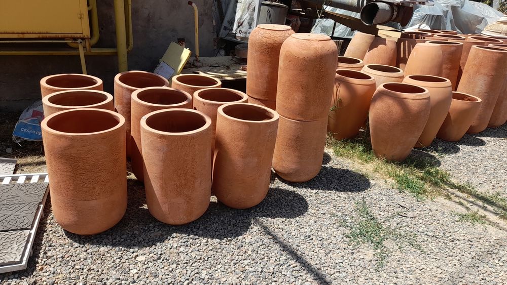 Kashpo vazon sopol tuvaklar