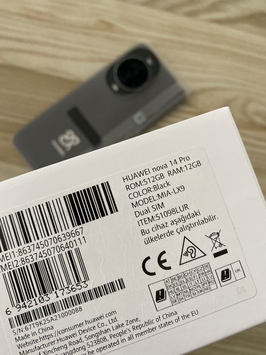 Huawei Nova 14 PRO , NOU , 512 gb , 12 GB RAM , Garantie