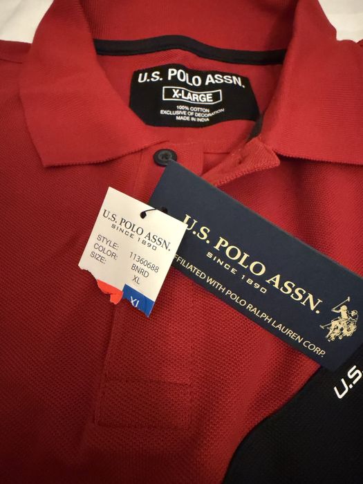 Vand tricou  barbat US POLO ASSN  XL original cu eticheta Bacau