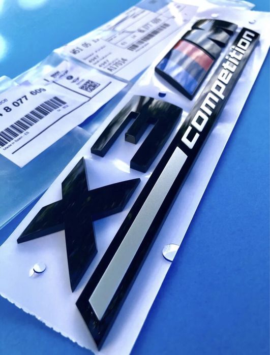 Emblema X3M Competition / Embleme auto BMW / Sticker Stema Sigla