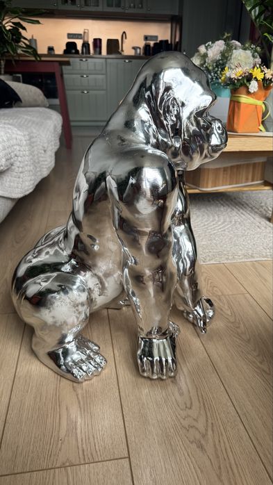 Деко фигура горила Gorilla Chrome от Каре