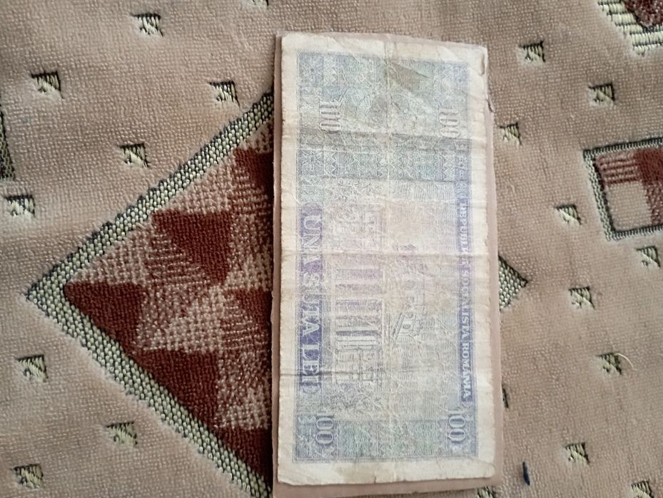bancnota 100 de lei 1966