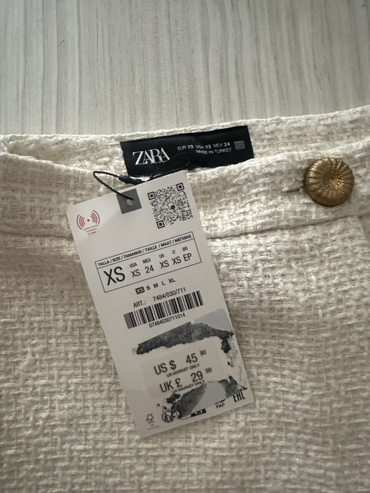 Zara елегантен къс панталон XS